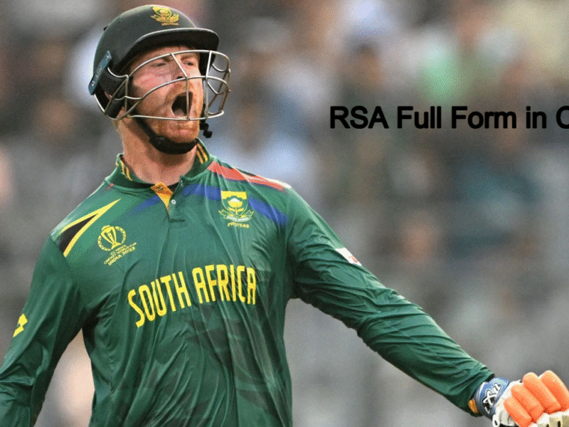 RSA Full Form in Cricket