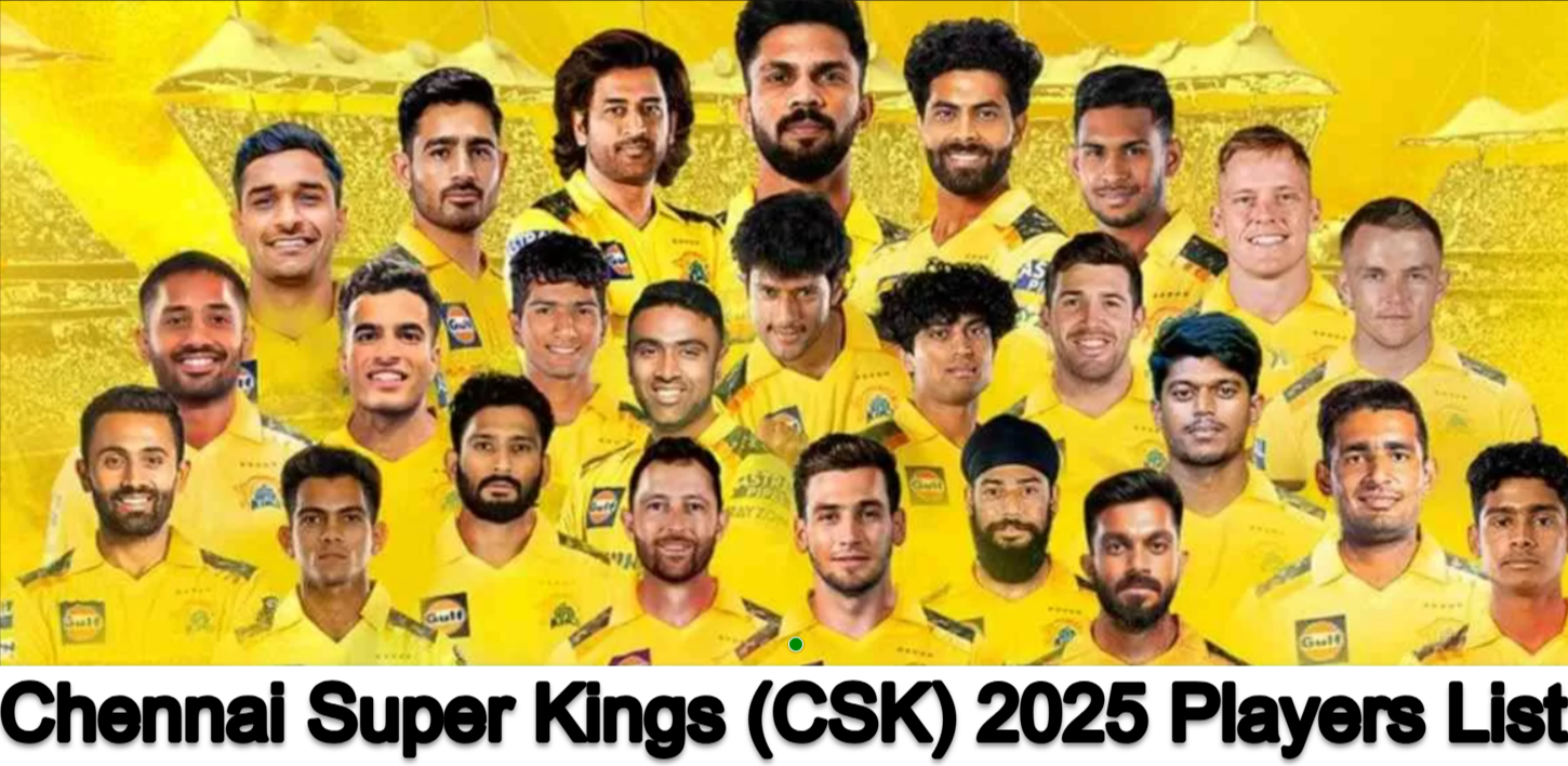 Chennai Super Kings (CSK) 2025 Players List