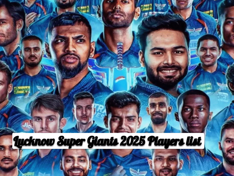 Lucknow Super Giants 2025 Players list