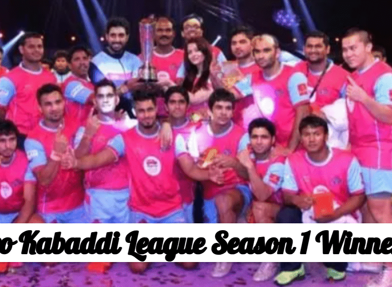 Pro Kabaddi League Season 1 Winner
